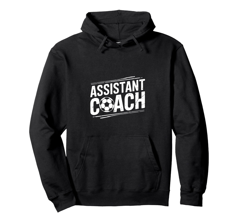 Assistant Coach Soccer Enthusiast Hoodie - Minimalist Print Unisex