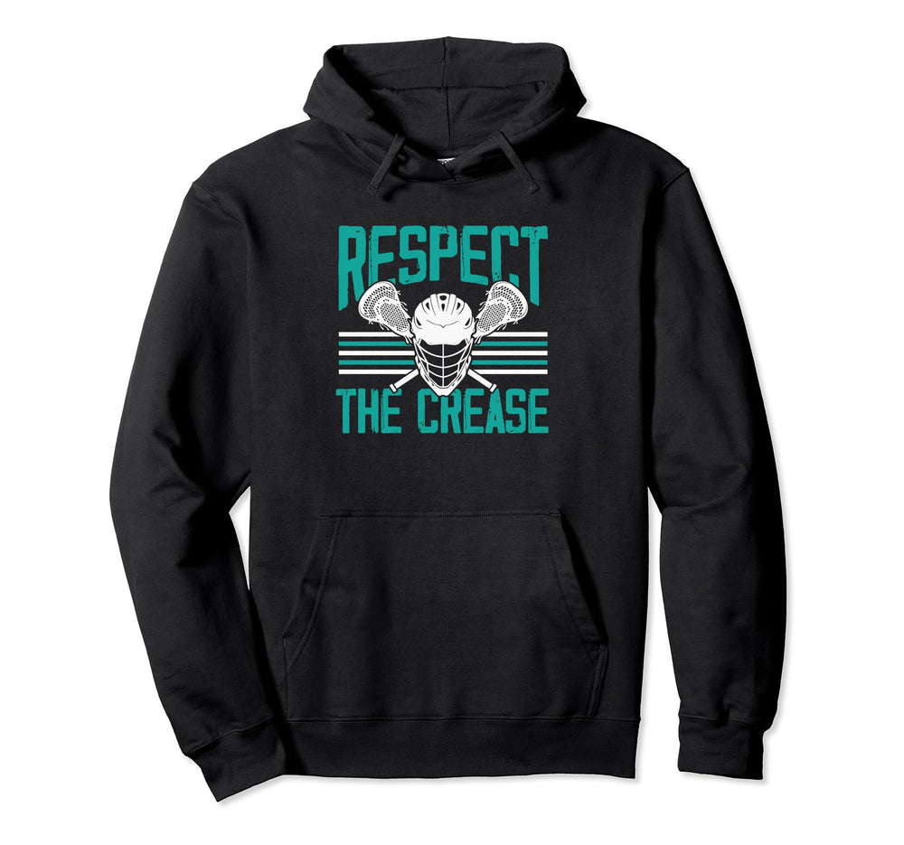 Lacrosse Goalkeeper Lax Goalie Hoodie - Minimalist Print for Adults