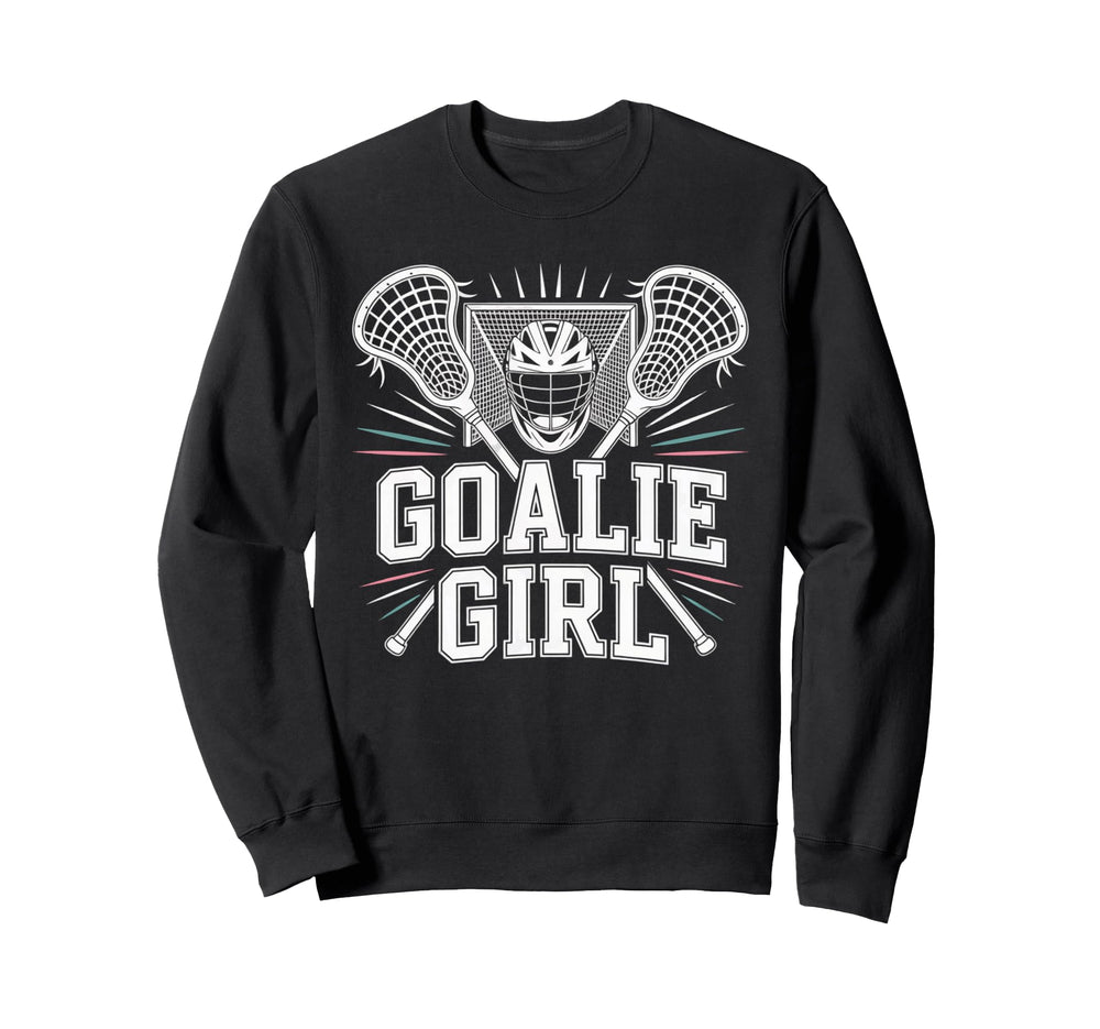 Lax Player Goalie Sports Team Sweatshirt - Trendy Graphic for Adults