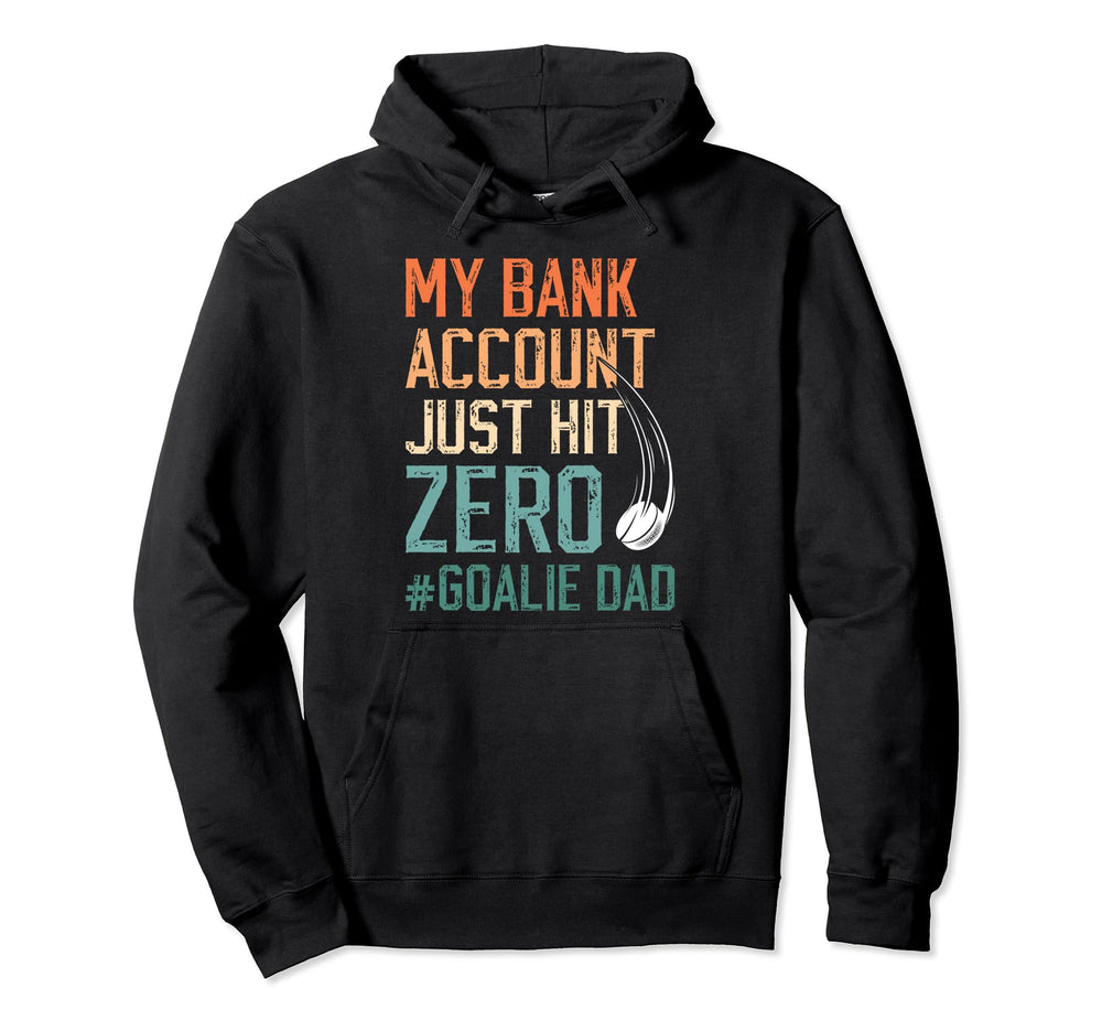 Ice Hockey Goalie Dad Funny Ice Hockey Hoodie - Trendy Graphic Men Women