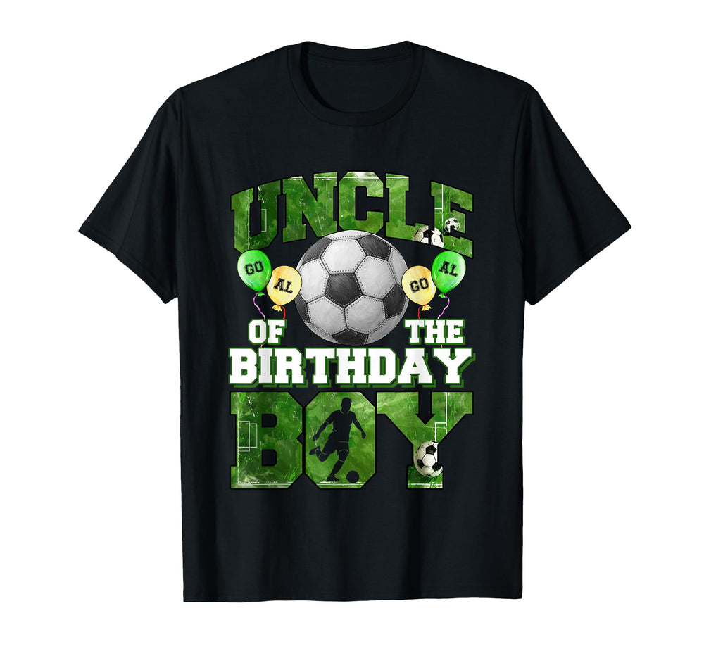 Soccer Uncle Birthday Party Soccer Family T-Shirt - Unique Graphic Unisex