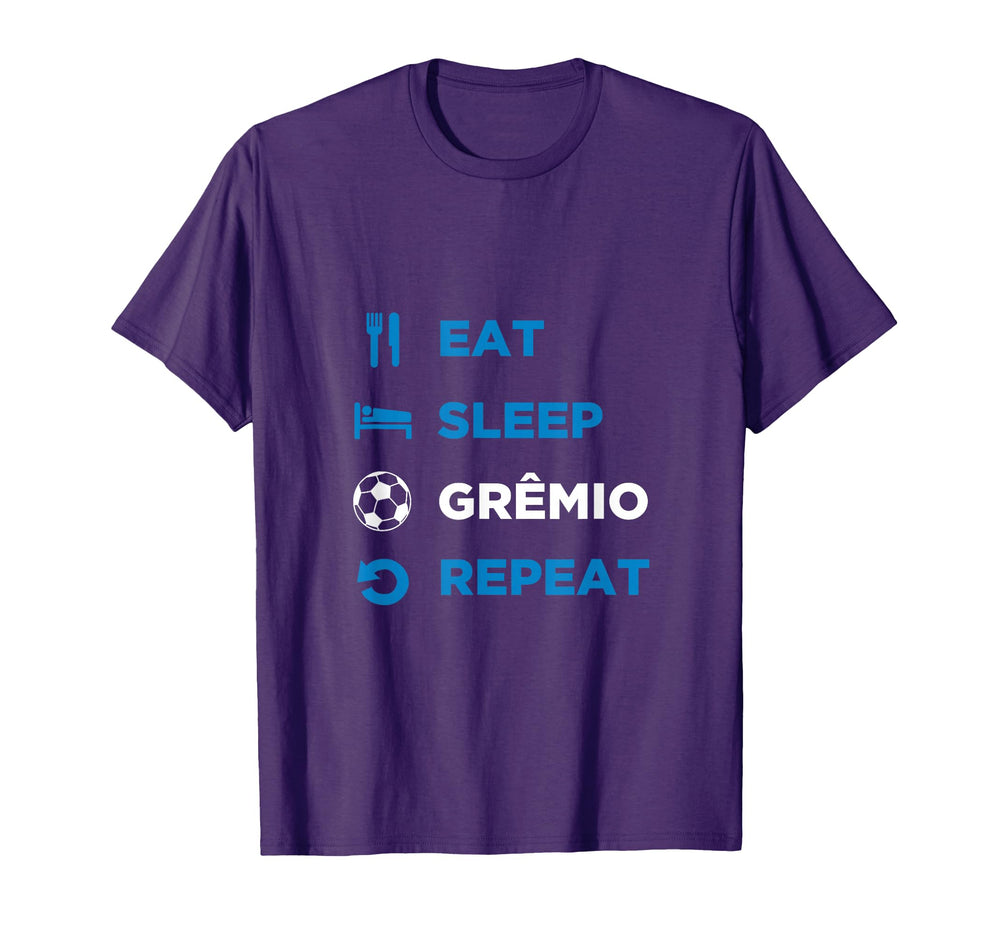 Eat Sleep Gremio Repeat Gremio T-Shirt - Aesthetic Graphic Men Women