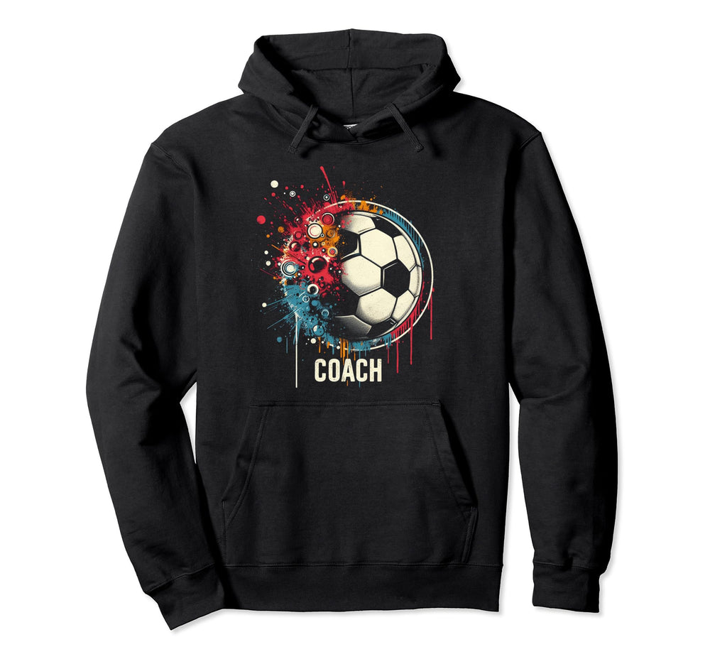 Soccer Coach Training Coaching Football Hoodie - Graphic Print Men Women