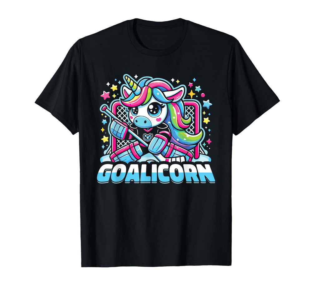 Goalicorn Ice Hockey Goalie T-Shirt - Streetwear Style for Adults