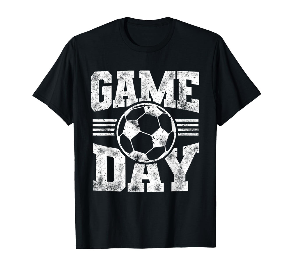Game Day Sports Soccer Mom Dad Soccer T-Shirt - Graphic Print Unisex
