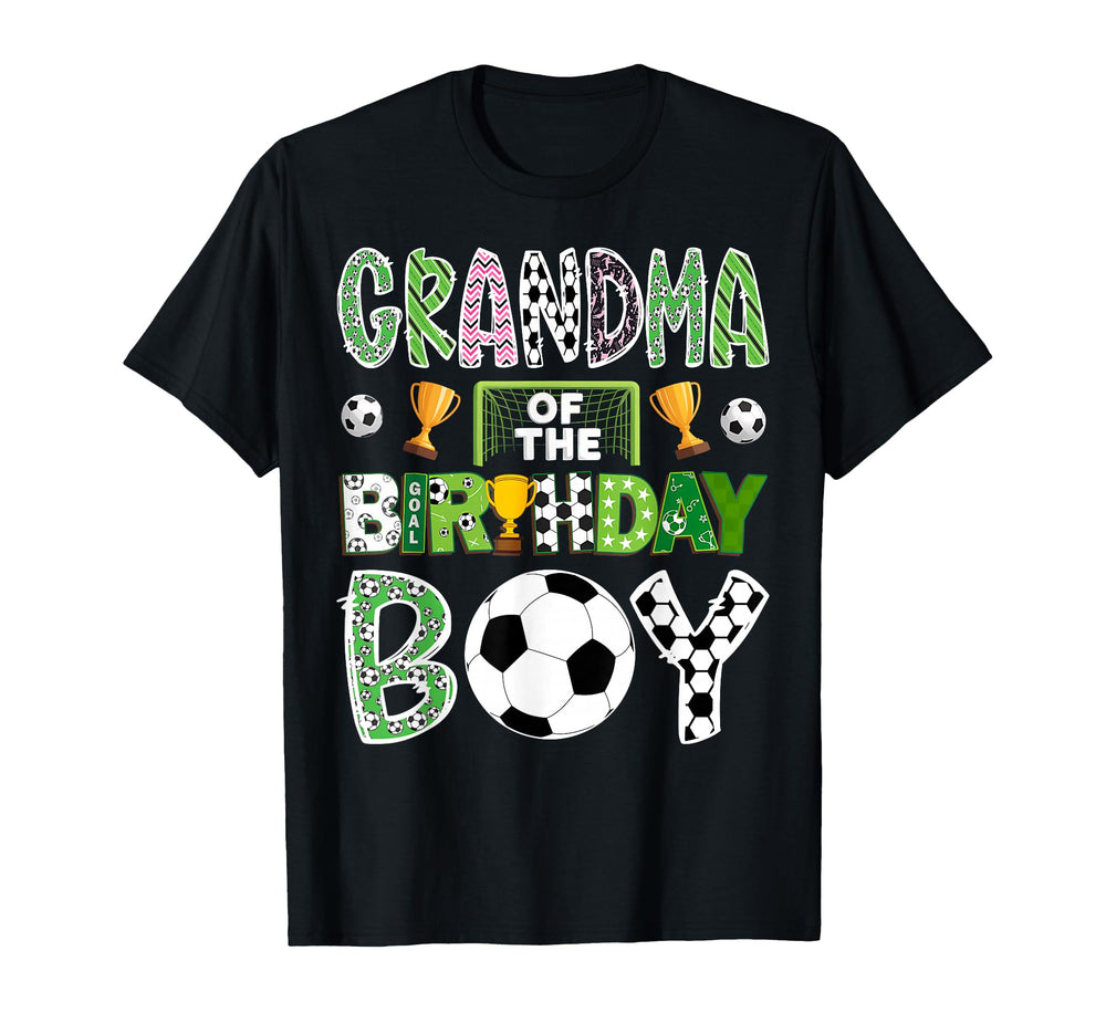 Grandma Birthday Soccer Player T-Shirt - Casual Everyday Wear for Adults