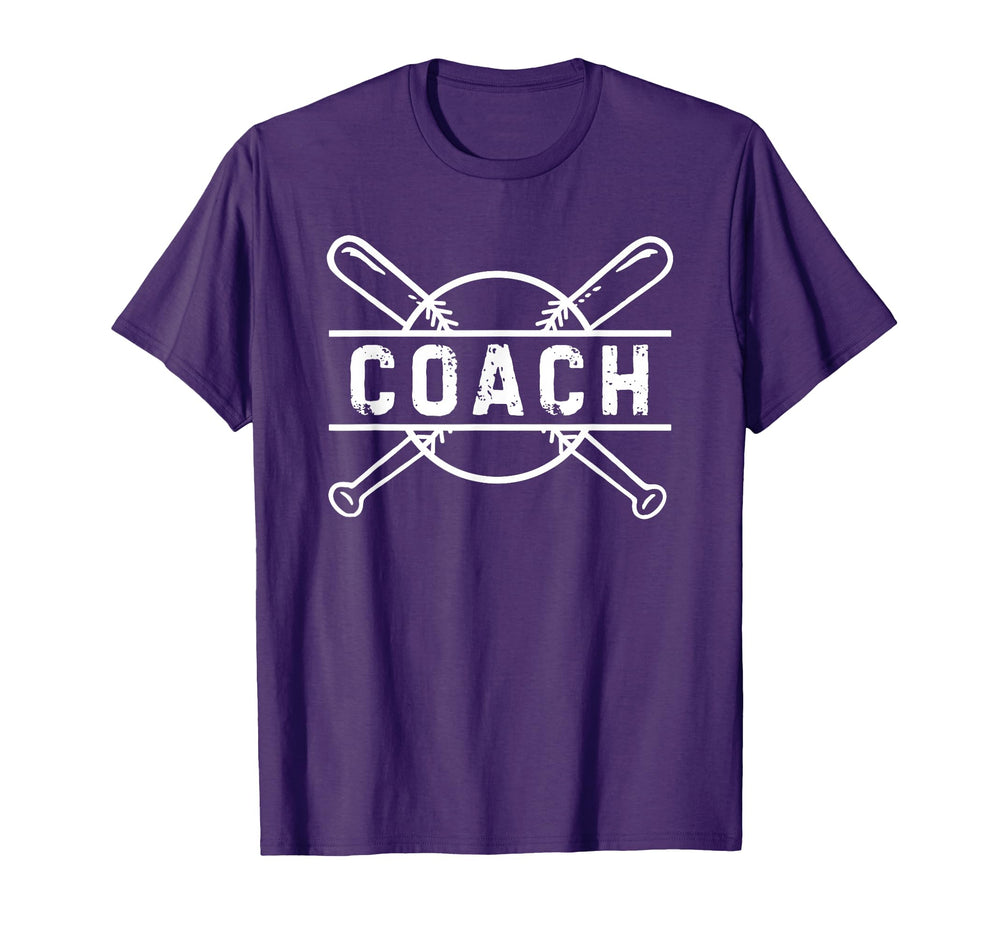 Baseball Coach Trainer Funny T-Shirt - Minimalist Print Unisex
