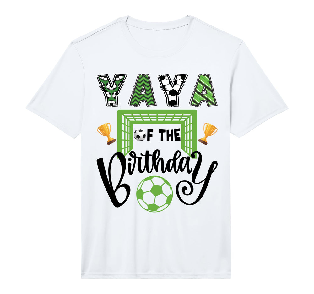 Yaya Birthday Soccer Player Bday Party T-Shirt - Graphic Print Men Women