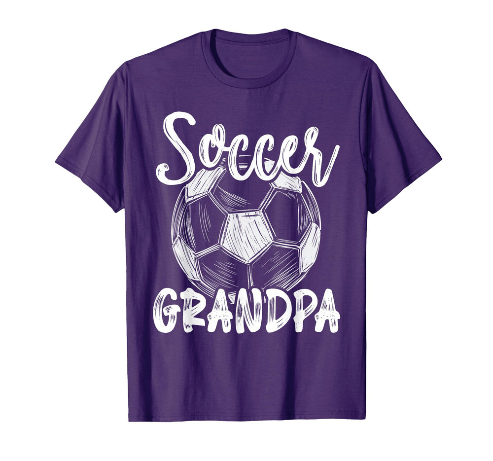 Soccer Grandpa Family Matching Team T-Shirt - Minimalist Print for Adults