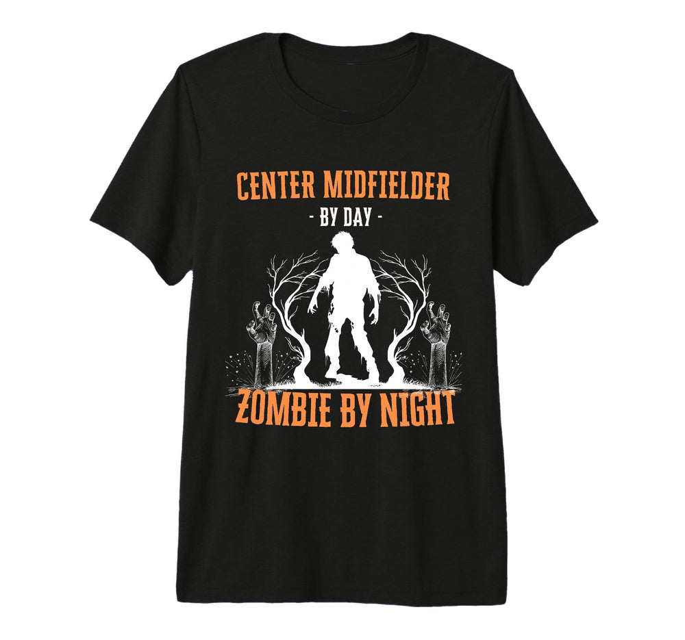 Center Midfielder Day Zombie Night T-Shirt - Streetwear Style Men Women