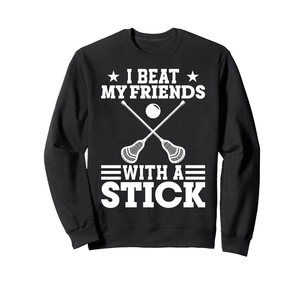 Lacrosse Goalie Sweatshirt - Custom Art Print for Adults