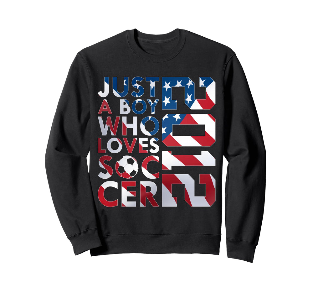 2012 Just Who Loves Soccer 14Th Sweatshirt - Minimalist Print Unisex