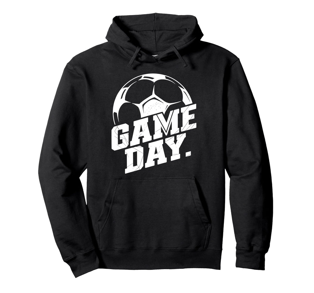 Game Day Soccer Mom Dad Coach Awesome Soccer Hoodie - Graphic Print Unisex