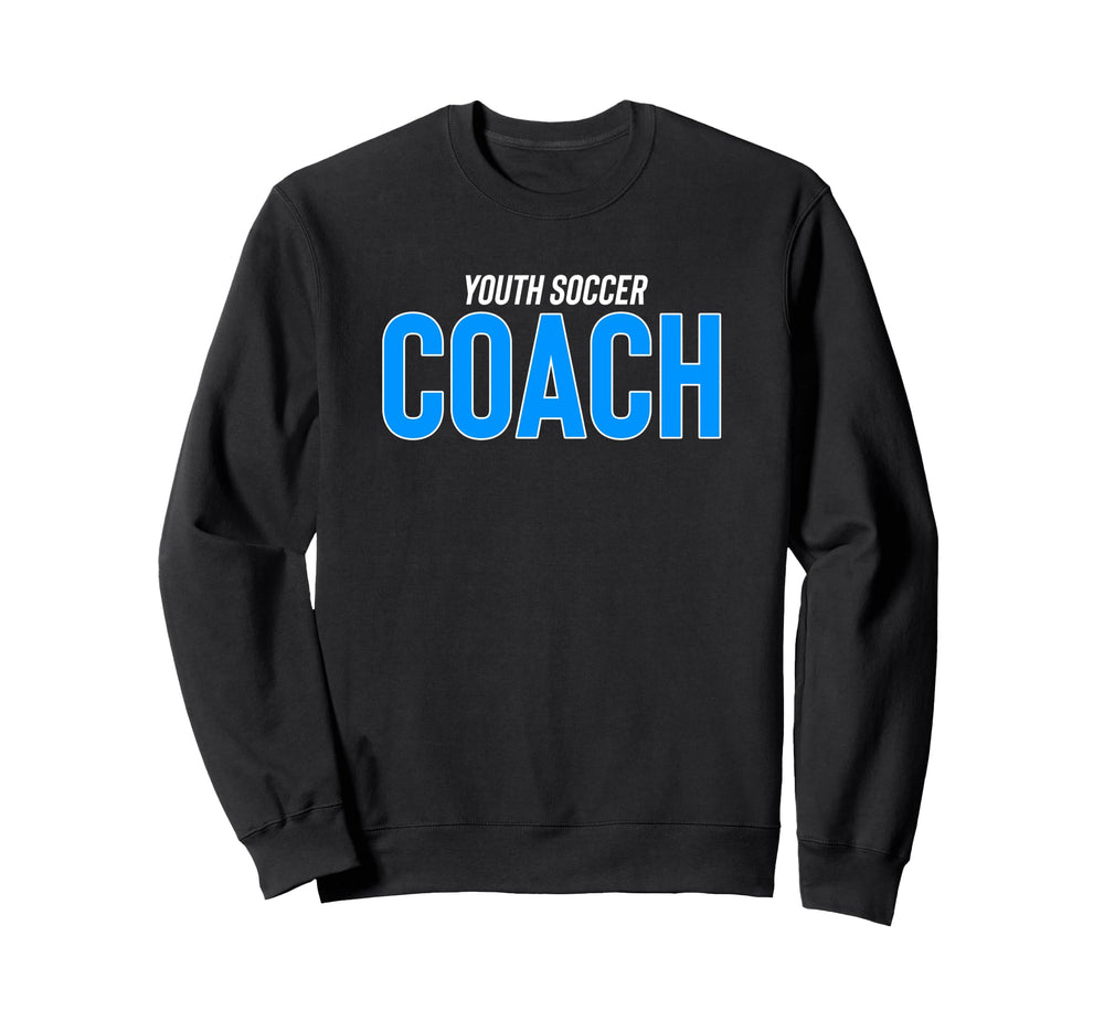 Recreation League Soccer Team Coach Sweatshirt - Unique Graphic for Adults