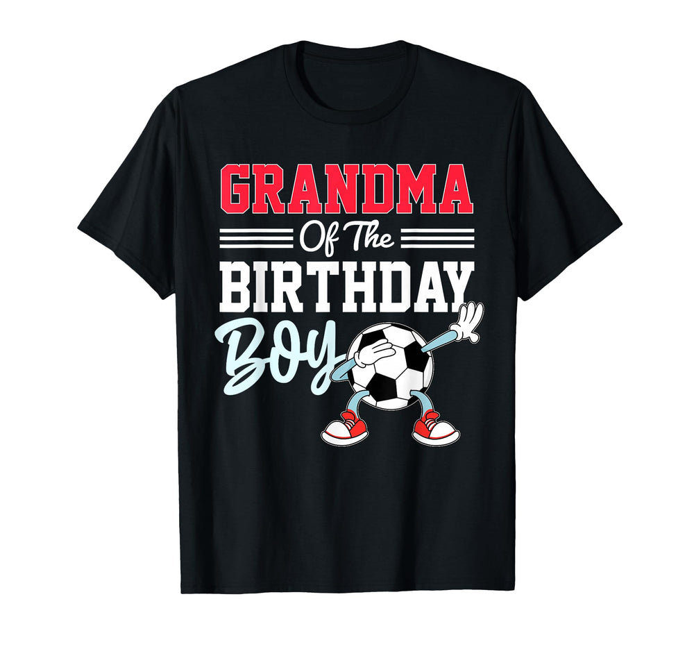 Grandma Birthday Soccer Party Family T-Shirt - Trendy Graphic Men Women