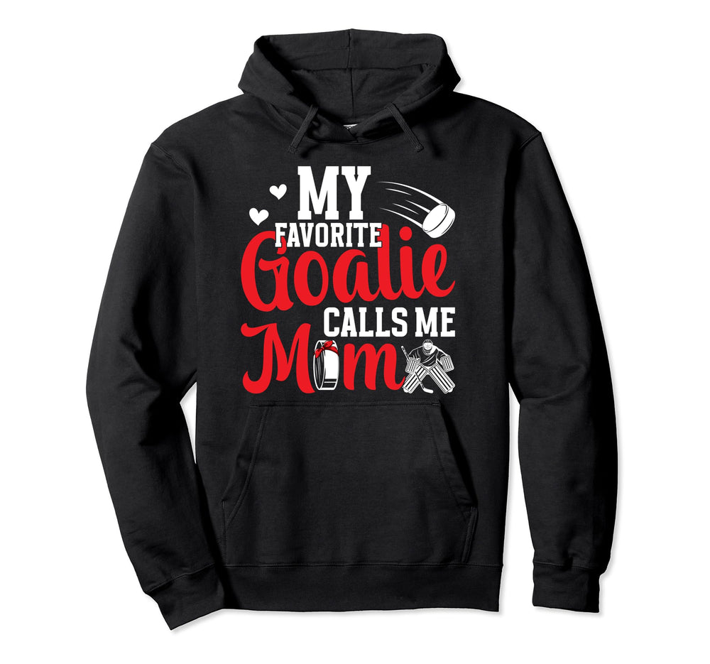 Ice Hockey Goalkeeper Mom Ice Hockey Hoodie - Novelty Apparel Unisex