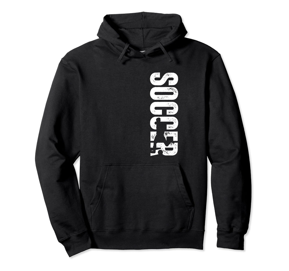 Soccer Coach Distressed Soccer Player Hoodie - Trendy Graphic Men Women