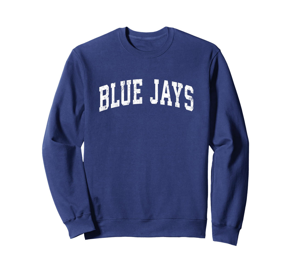 Blue Jays Mascot Athletic Sports Sweatshirt - Custom Art Print Men Women