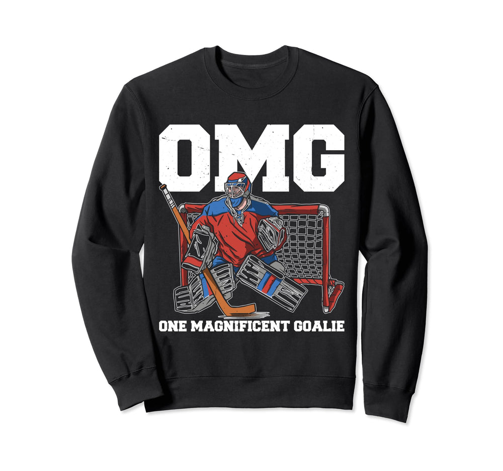 Goaltender Goalkeeper Ice Hockey Sweatshirt - Casual Everyday Wear Unisex
