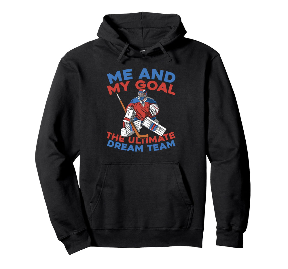 Hockey Goalkeeper Ice Hockey Goalie Hoodie - Fun Novelty Design Men Women