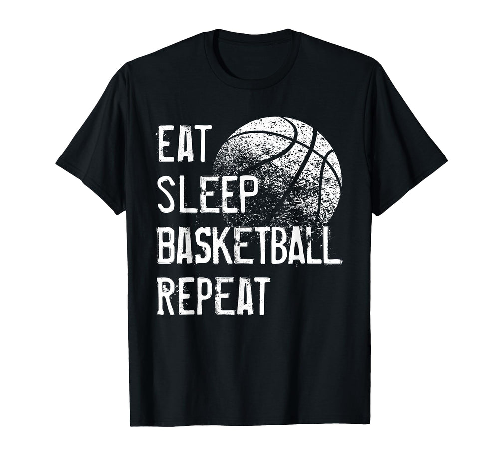 Eat Sleep Basketball Repeat T-Shirt - Streetwear Style Unisex