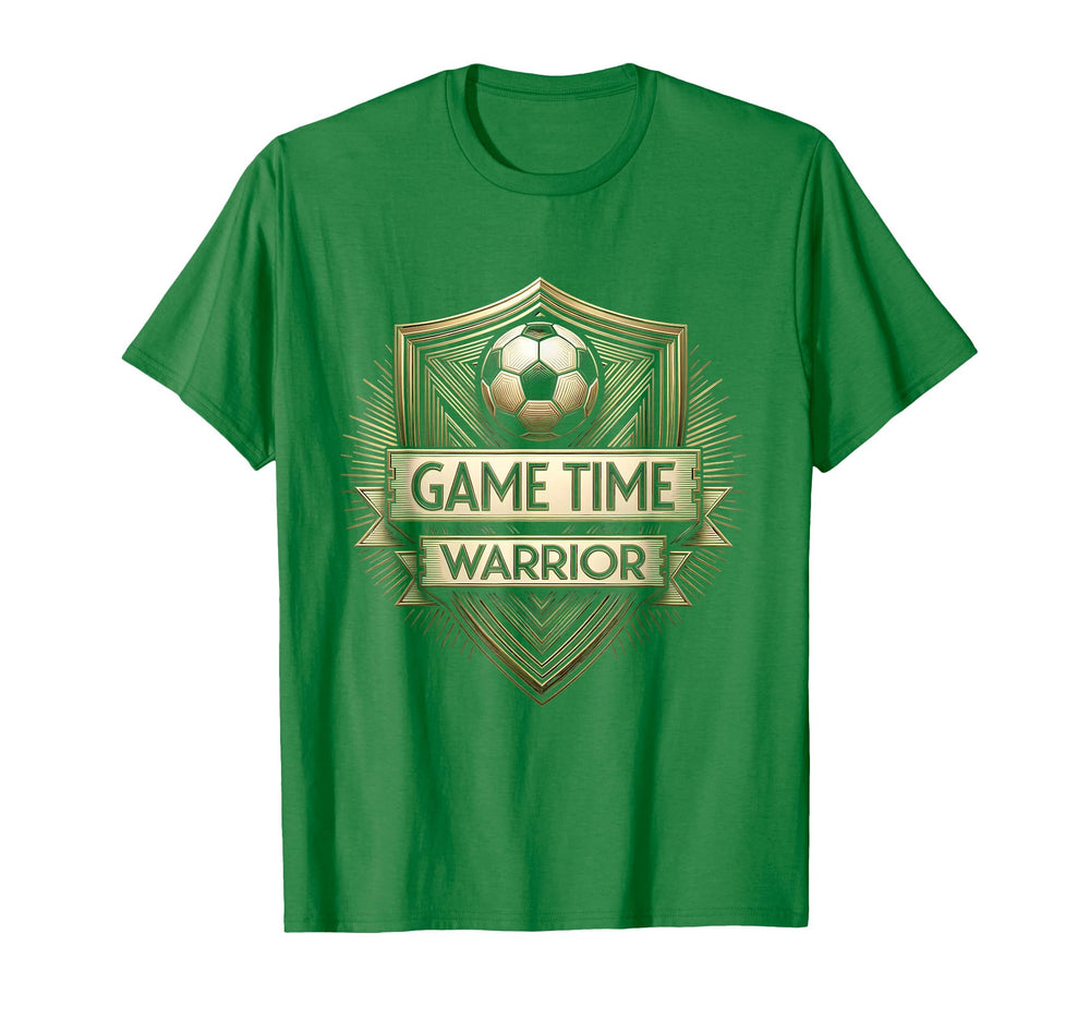 Game Time Warrior Soccer T-Shirt - Unique Graphic Men Women