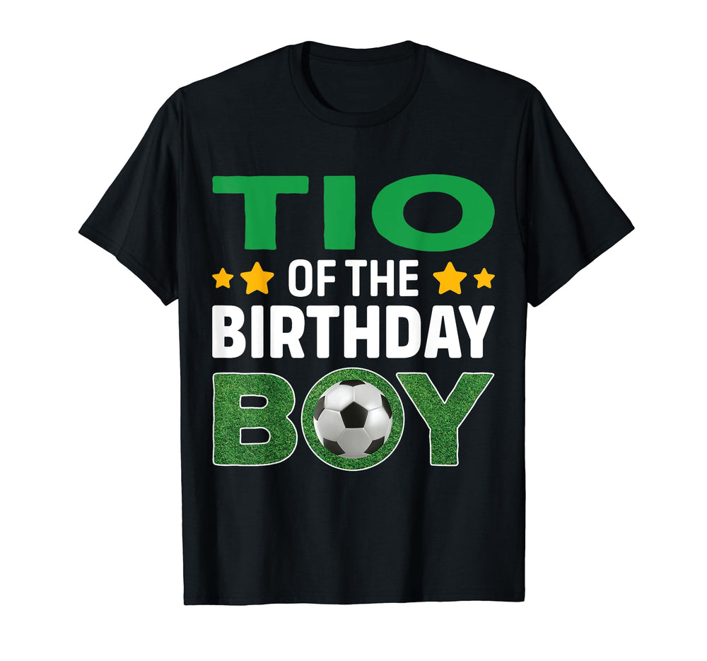 Tio Birthday Soccer Birthday Celebration T-Shirt - Custom Art Print Unisex