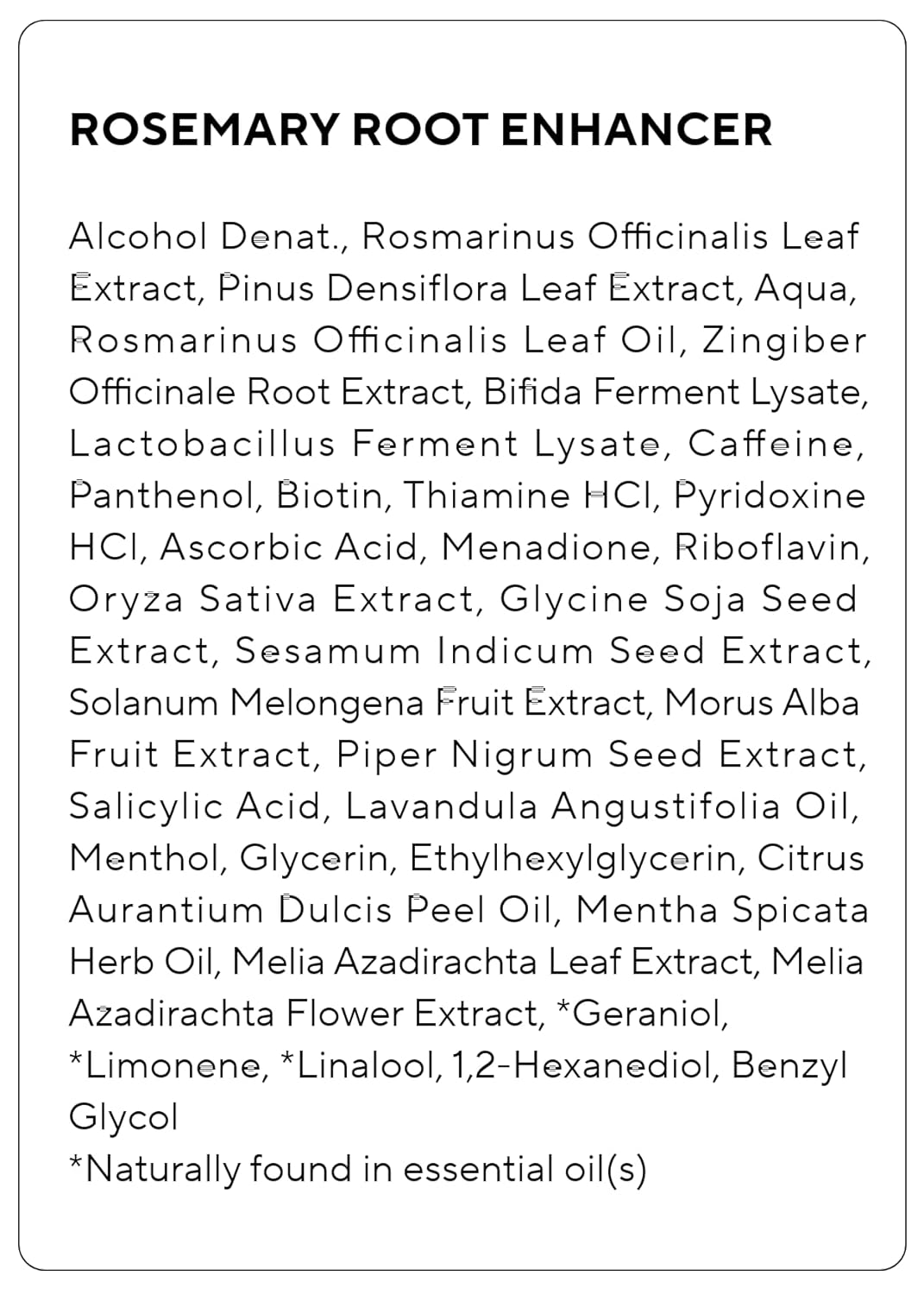 AROMATICA Rosemary Root Enhancer - Snipetell