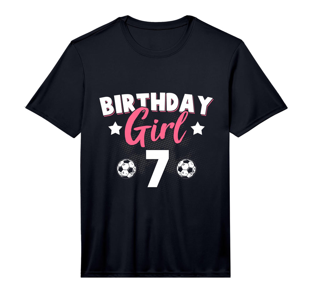 Funny Soccer Lover 7Th Birthday Soccer T-Shirt - Novelty Apparel Men Women
