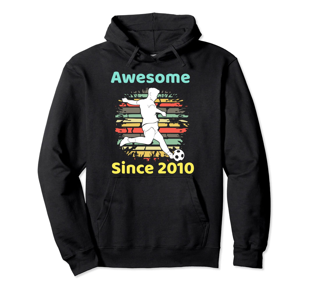 12 Year Old Soccer Player Awesome Since Hoodie - Trendy Graphic for Adults
