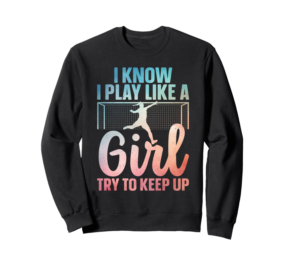 Funny Soccer Art Soccer Player Soccer Sweatshirt - Graphic Print Unisex