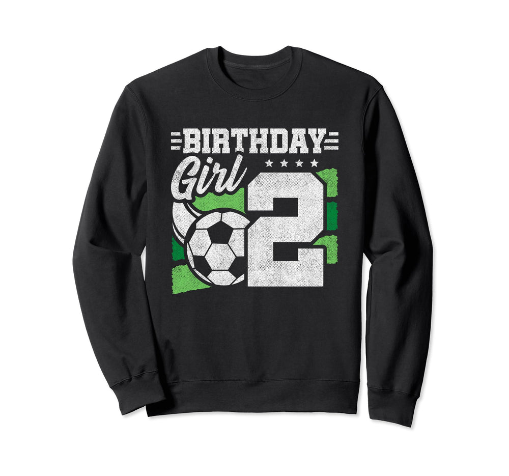 Soccer Birthday Party 2 Year Old 2Nd Sweatshirt - Unique Graphic Unisex