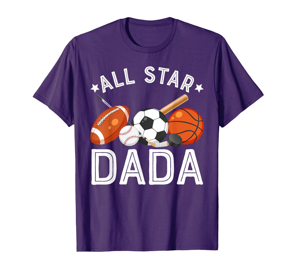 All Star Dada Birthday Basketball T-Shirt - Aesthetic Graphic Unisex