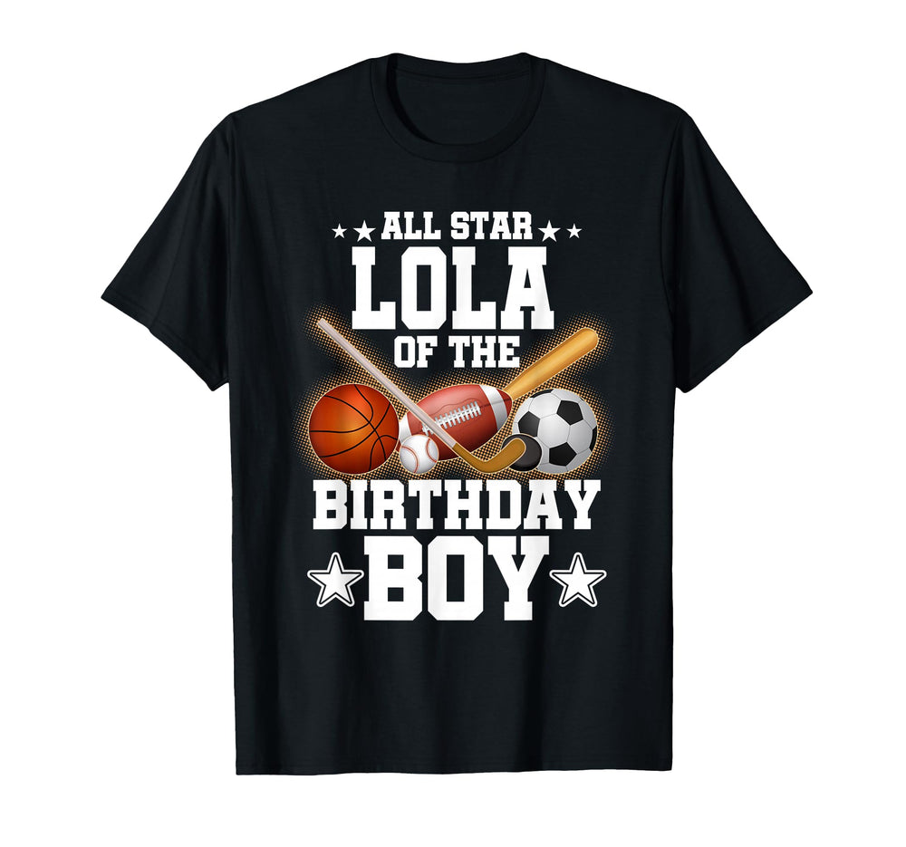 All Star Lola Birthday Basketball Soccer T-Shirt - Streetwear Style Unisex