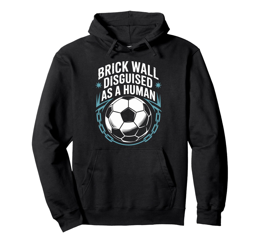 Coach Soccer Player Brick Wall Hoodie - Custom Art Print Men Women