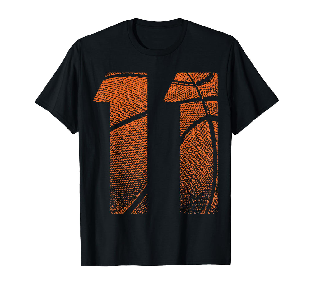 11Th Birthday Basketball Player T-Shirt - Custom Art Print for Adults