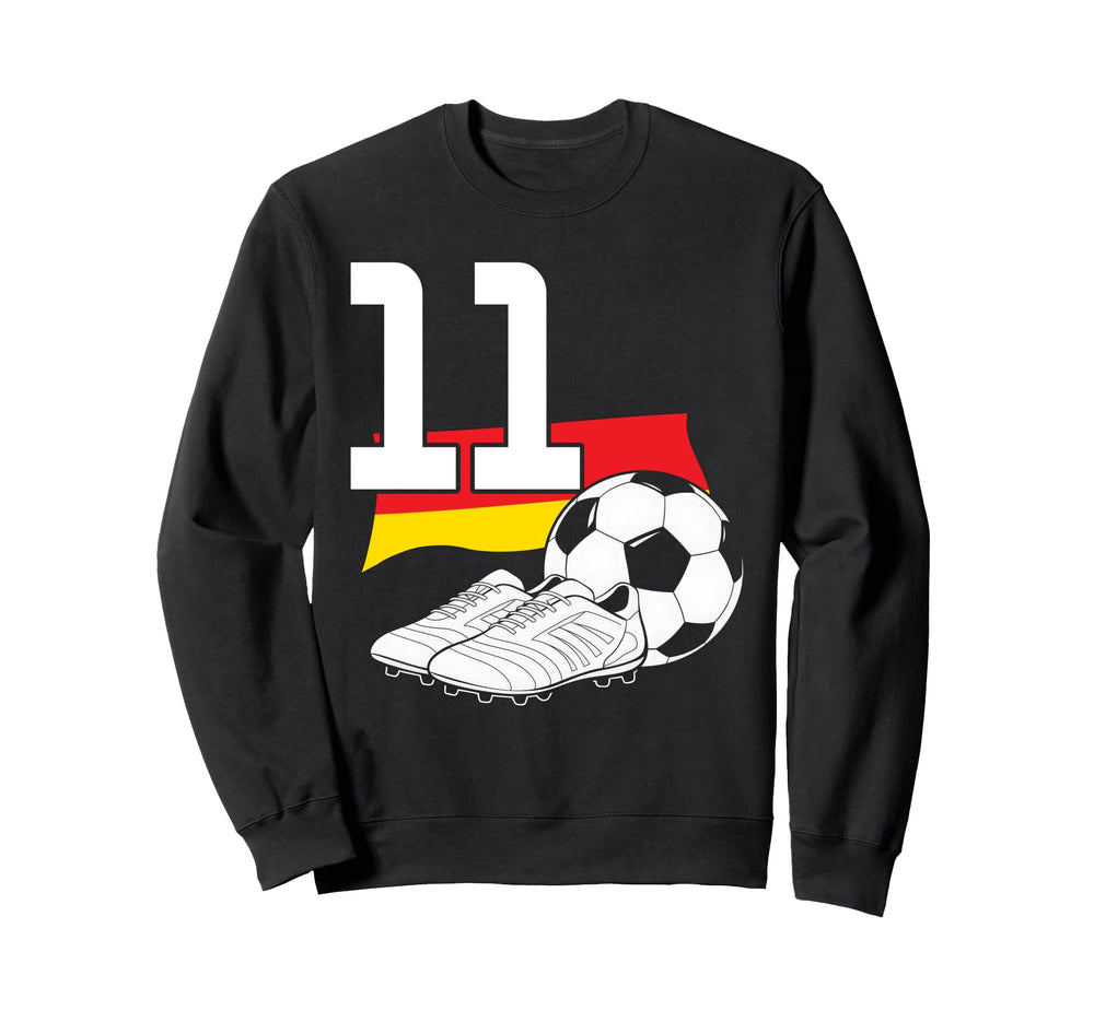 11 Soccer Birthday Gift Sweatshirt - Casual Everyday Wear for Adults