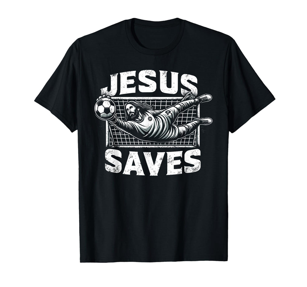 C J S Religious Christian Soccer T-Shirt - Minimalist Print Men Women
