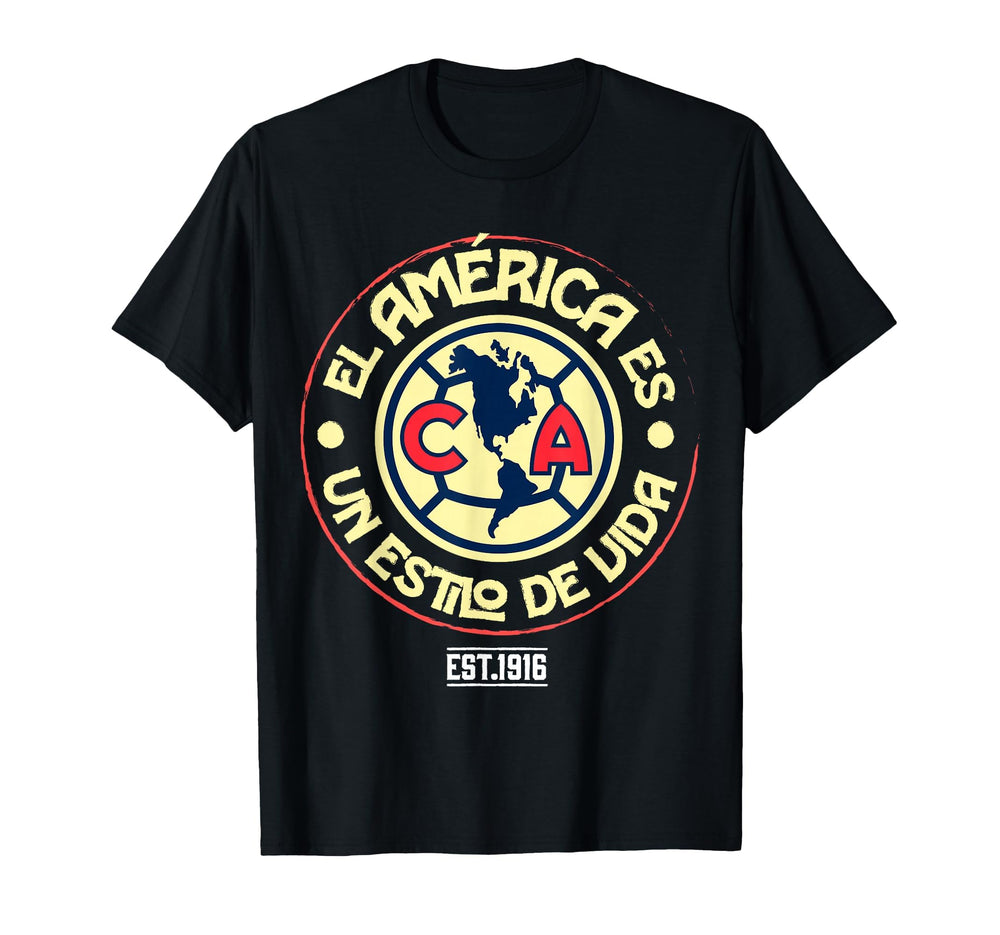 Club America Soccer Is Way Life T-Shirt - Graphic Print Men Women