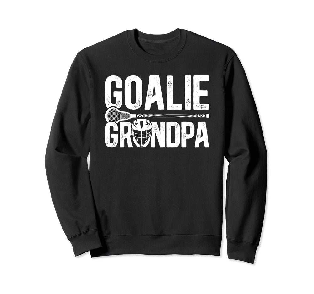 Lacrosse Goalie Grandpa Lacrosse Sweatshirt - Graphic Print Men Women