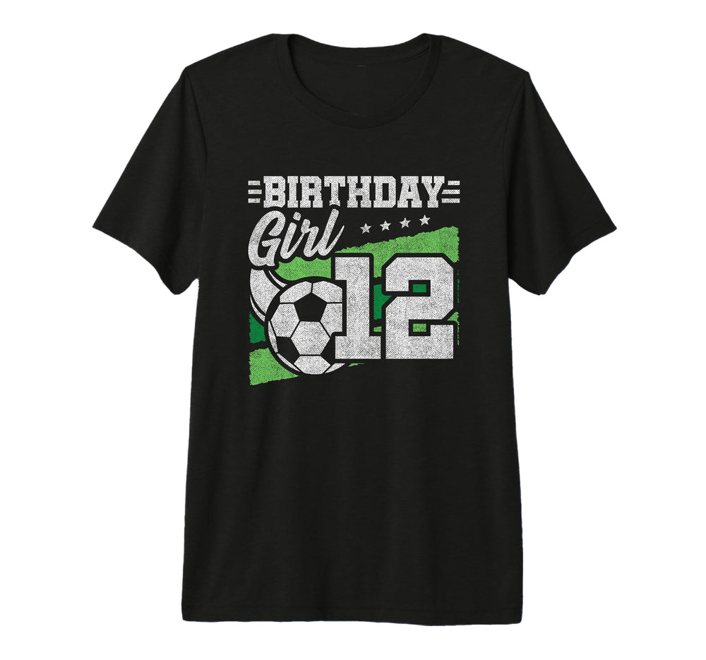 12Th Birthday Soccer Party 12 T-Shirt - Casual Everyday Wear Men Women