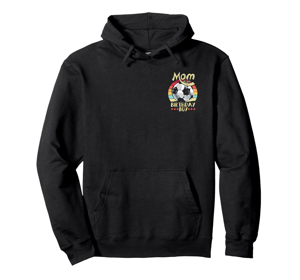 Mom Birthday Soccer Mothers Day Novelty Hoodie - Minimalist Print Men Women