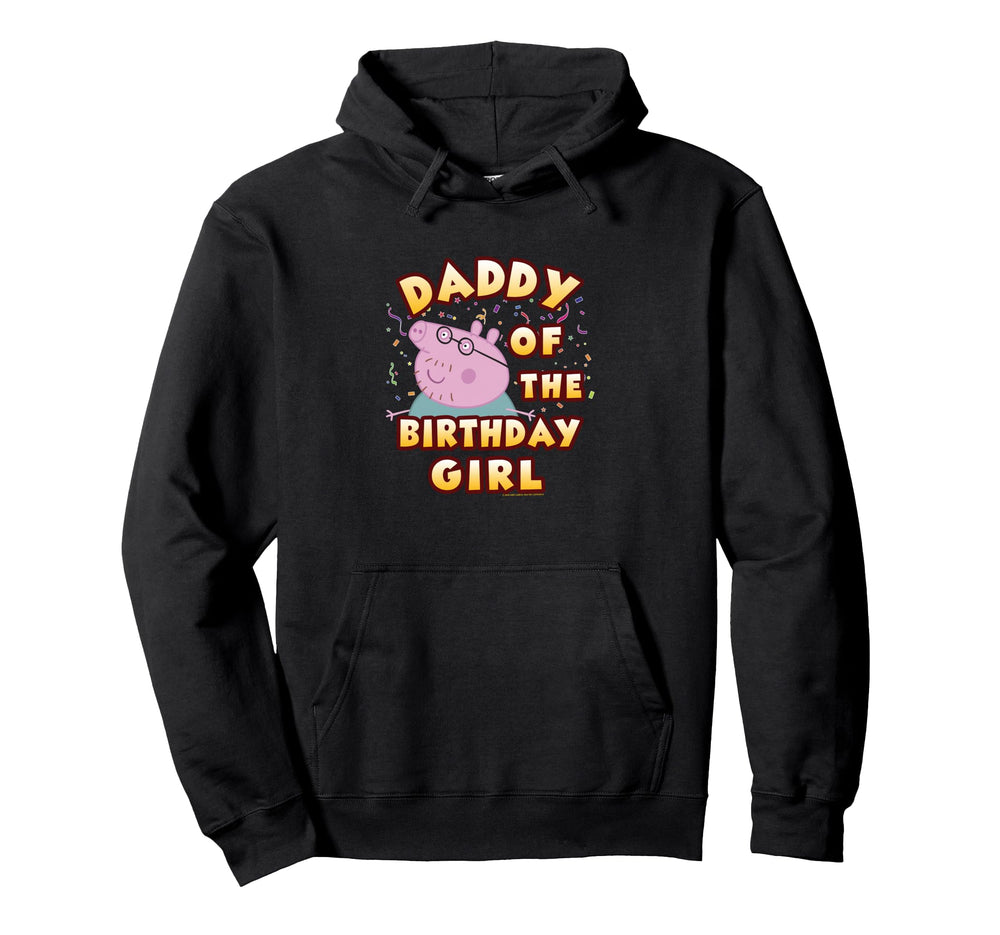 Peppa Pig Daddy Birthday Hoodie - Minimalist Print for Adults