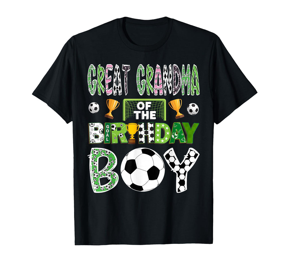 Great Grandma Birthday Soccer T-Shirt - Fun Novelty Design for Adults