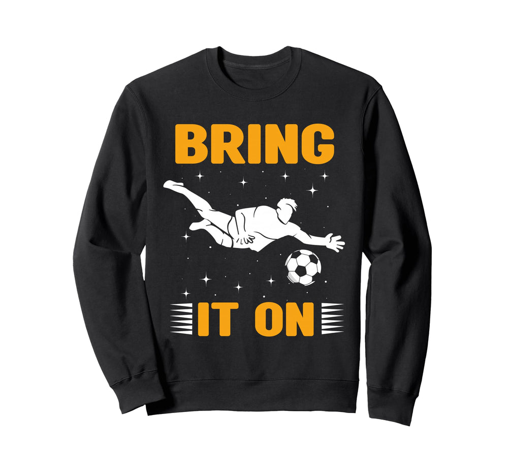 Soccer Team Soccer Ball Sweatshirt - Casual Everyday Wear for Adults