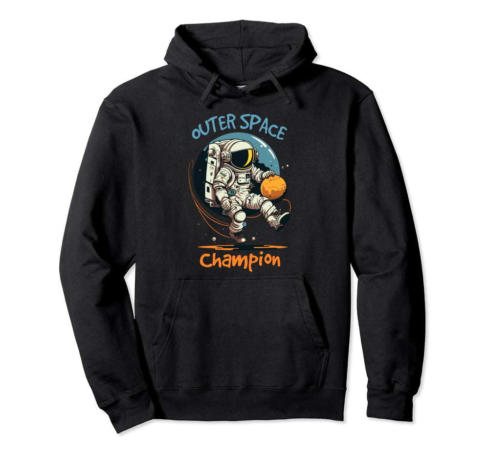 Outer Space Soccer Champion Funny And Hoodie - Aesthetic Graphic for Adults