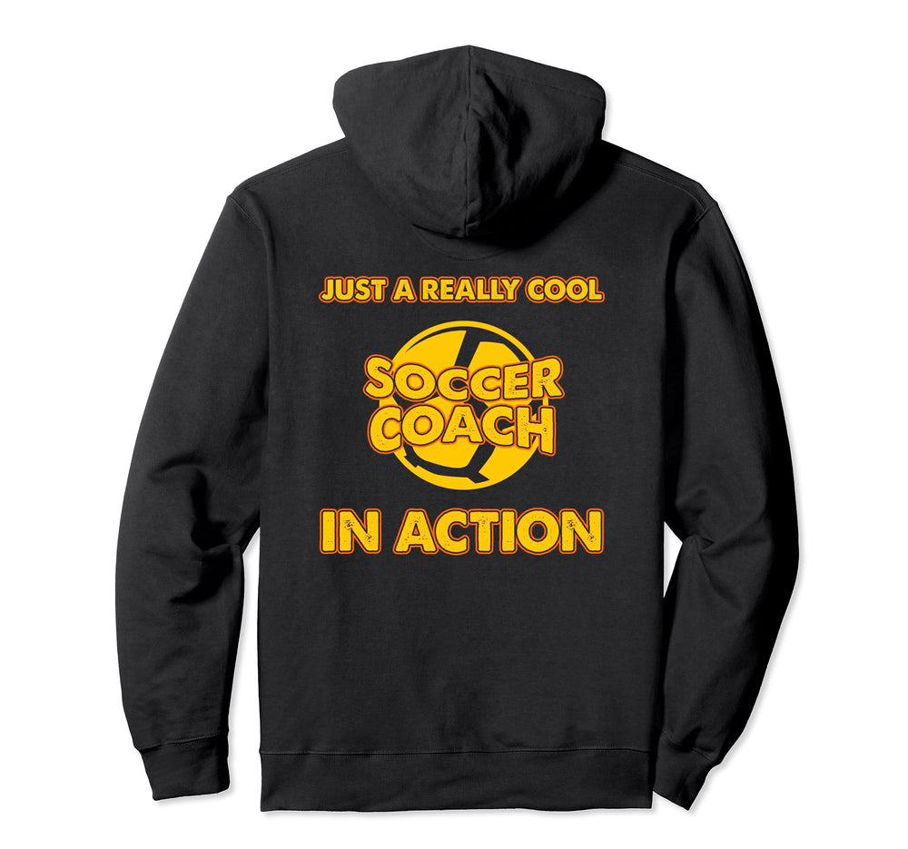 Soccer Coaching Training Trainer Hoodie - Casual Everyday Wear for Adults