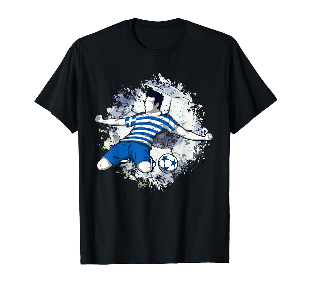 Greece Soccer Greek National Flag T-Shirt - Streetwear Style Men Women