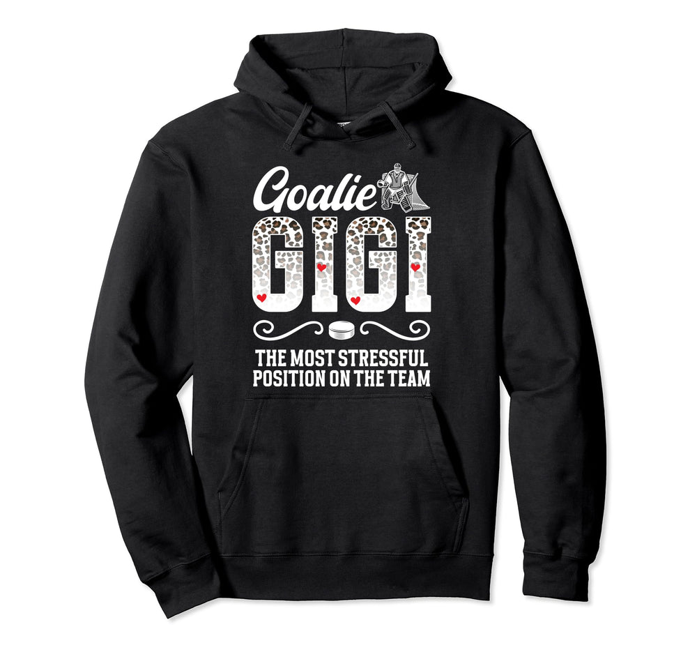 Ice Hockey Goalie Gigi Funny Ice Hoodie - Streetwear Style for Adults