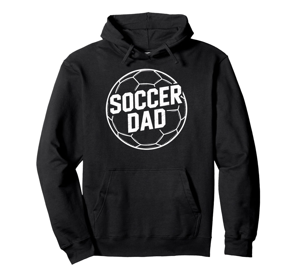 Dad Soccer Players Parent Coach Soccer Hoodie - Graphic Print for Adults
